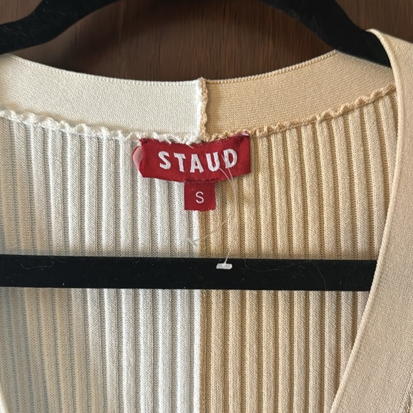 STAUD Shoko Sweater Cardigan Dress | Size Small - Picture 3 of 6